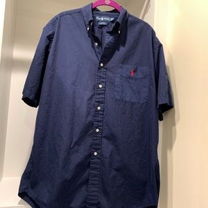 ralph lauren short sleeve button up